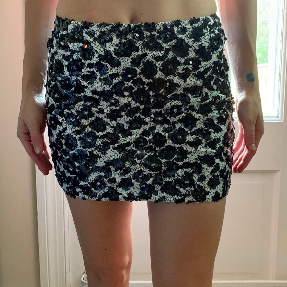 Guess Sequin Mini Skirt XS